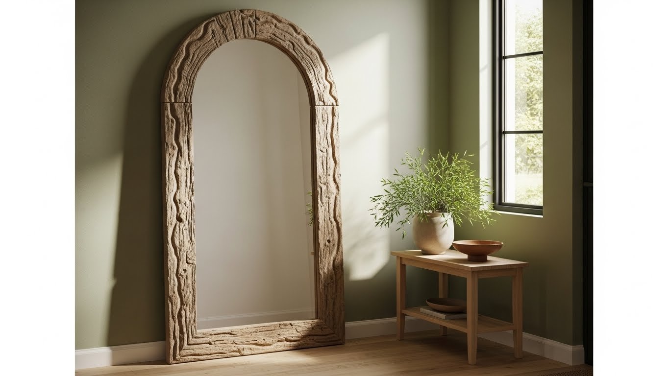 26 Textured Edge Mirror Designs That Add Character & Detail