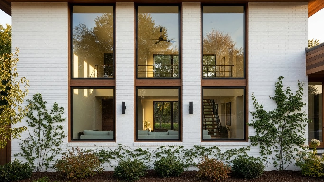 24 Tall Window Exterior Ideas That Add Height & Elegance