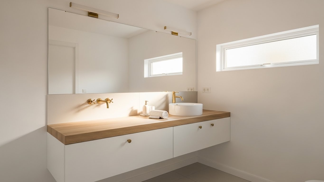 23 Small Bathroom Interior Ideas That Improve Layout & Flow