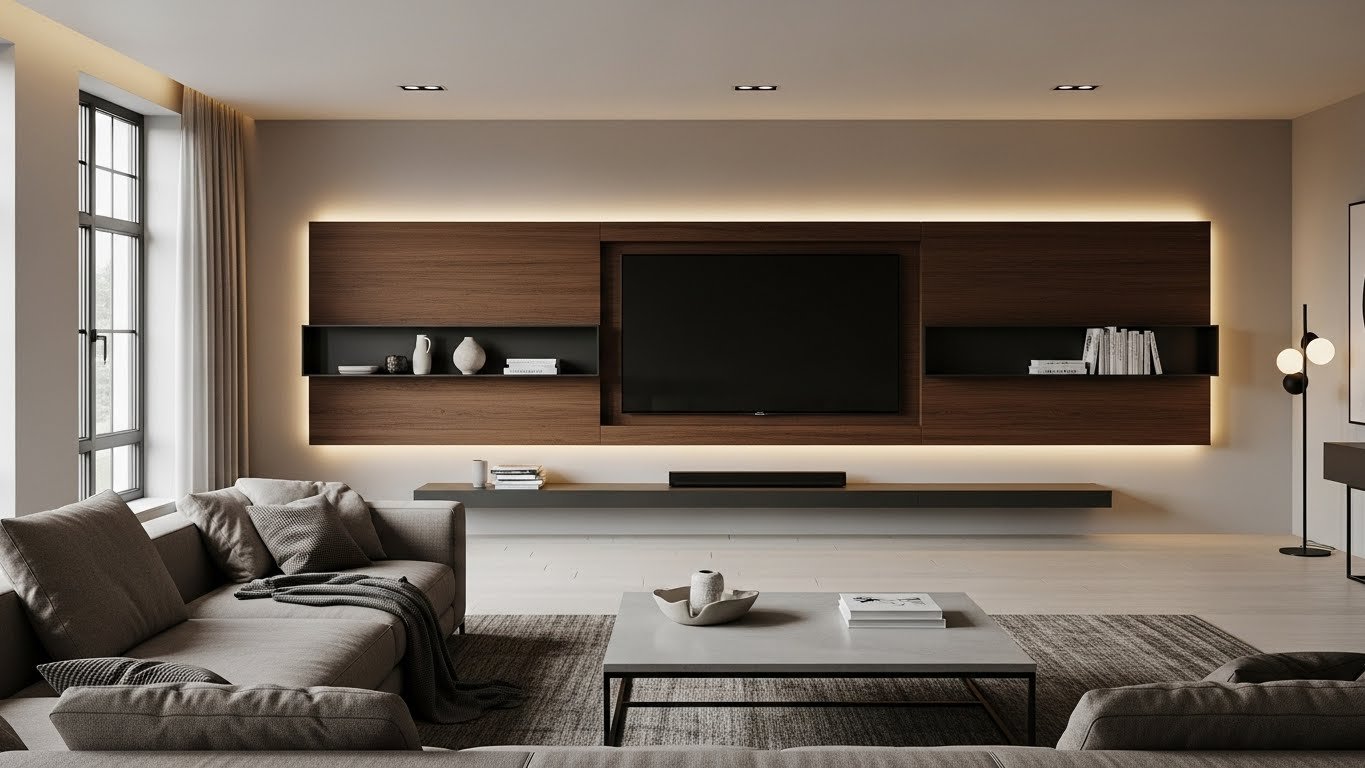 26 Floating TV Wall System Ideas That Feel Sleek & Futuristic