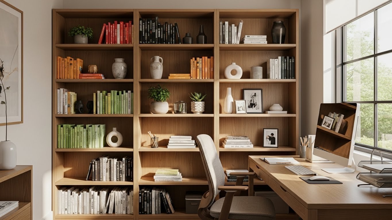 27 Bookcase Design Ideas That Elevate Any Home Office