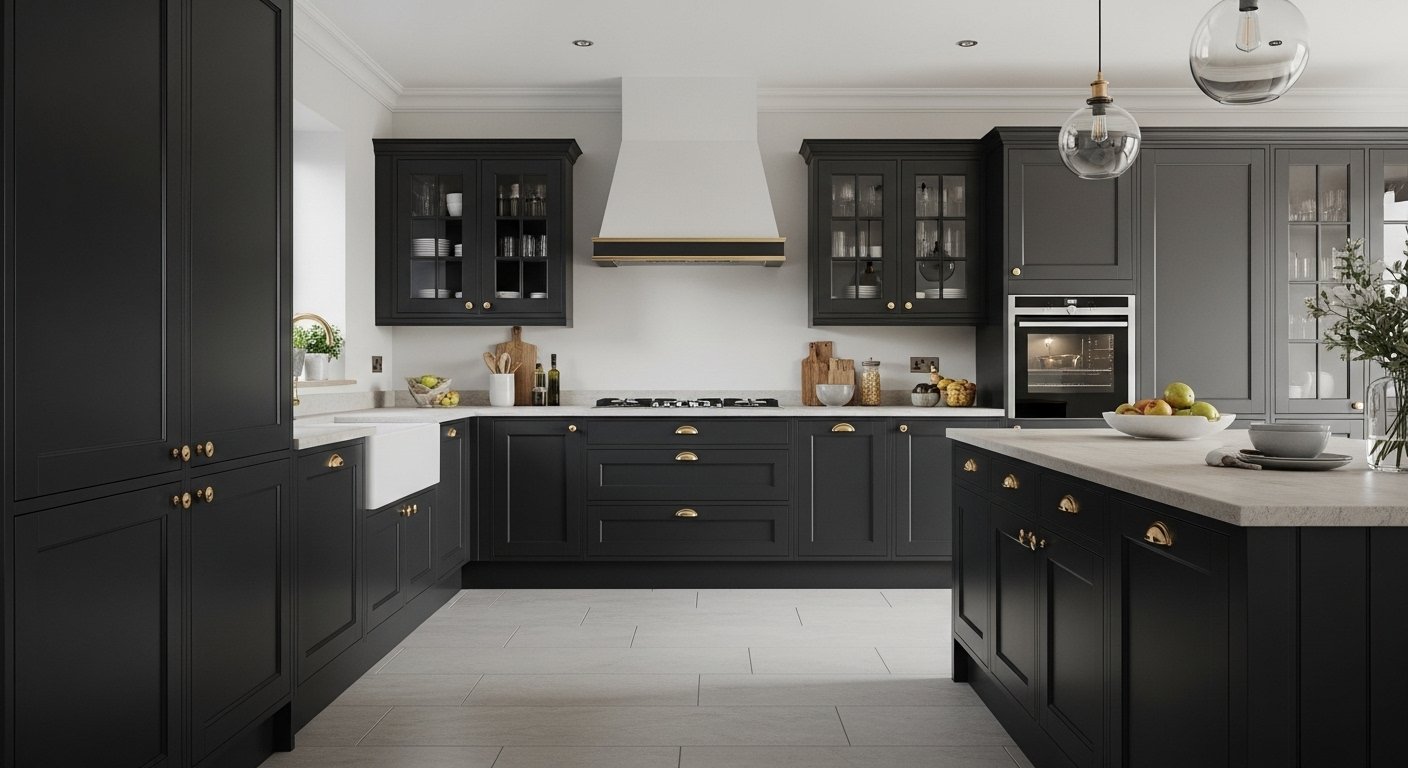 How To Style Dark Kitchen Cabinets For A Designer Look