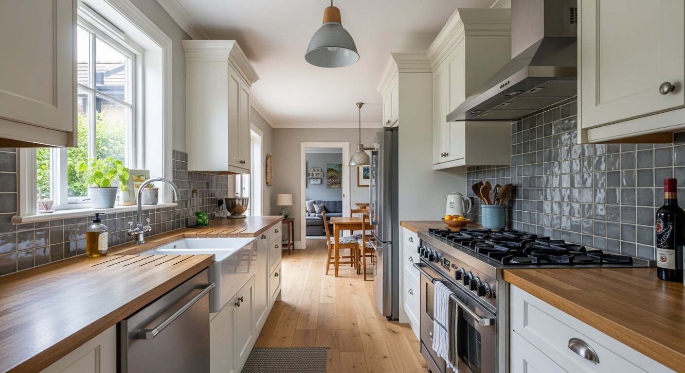 How to Make Long Narrow Kitchen Beautiful