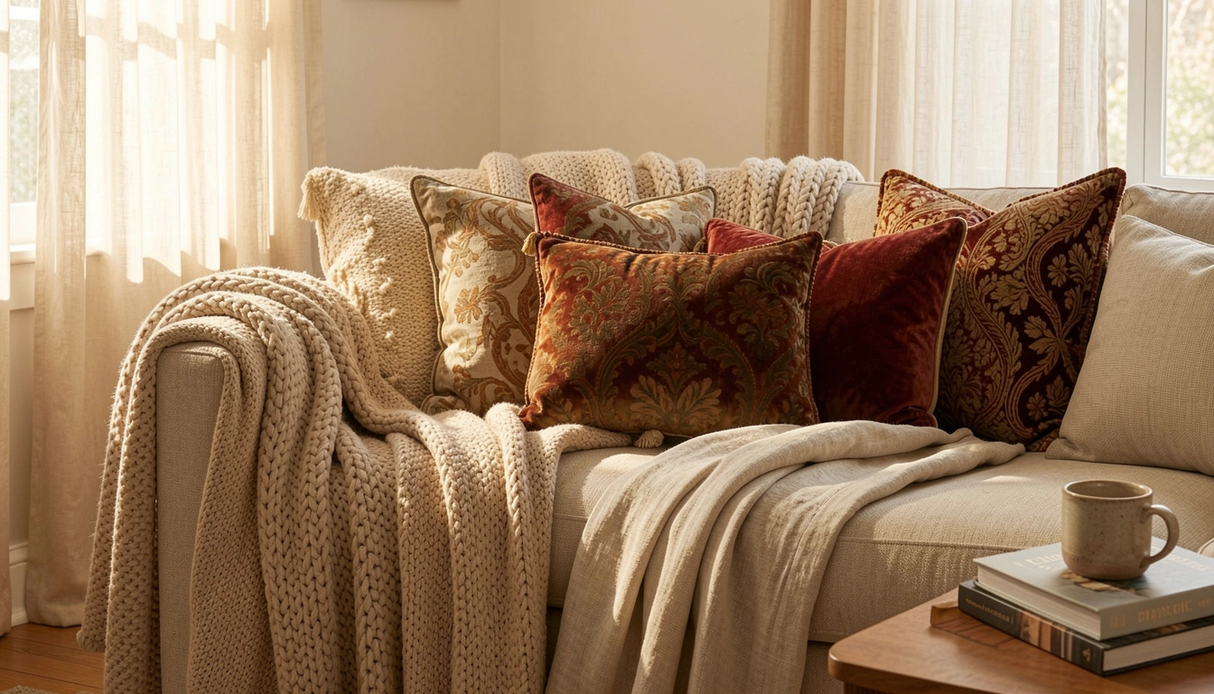 24 Layered Living Room Fabric Ideas for a Cozy, Elevated Look