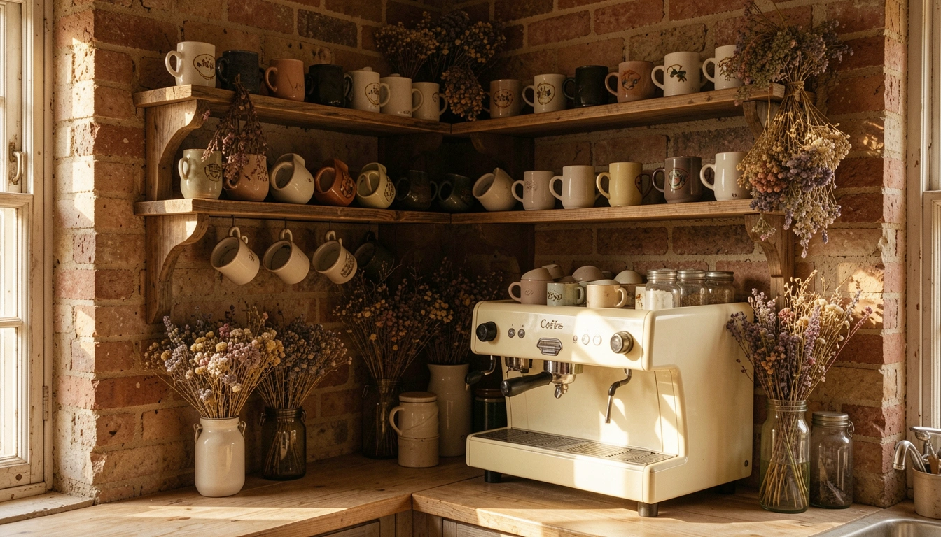 26 Rustic Coffee Bar Ideas That Add Warm, Country-Chic Charm