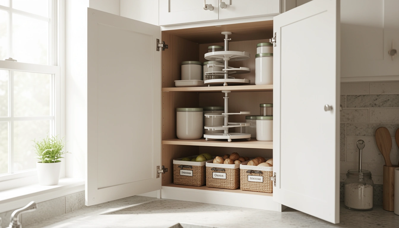 23 Corner Cabinet Optimization Ideas That Solve Dead Space Issues