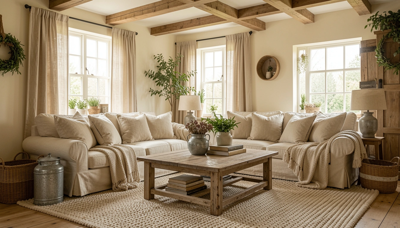 26 Farmhouse Living Room Ideas Filled With Rustic Charm