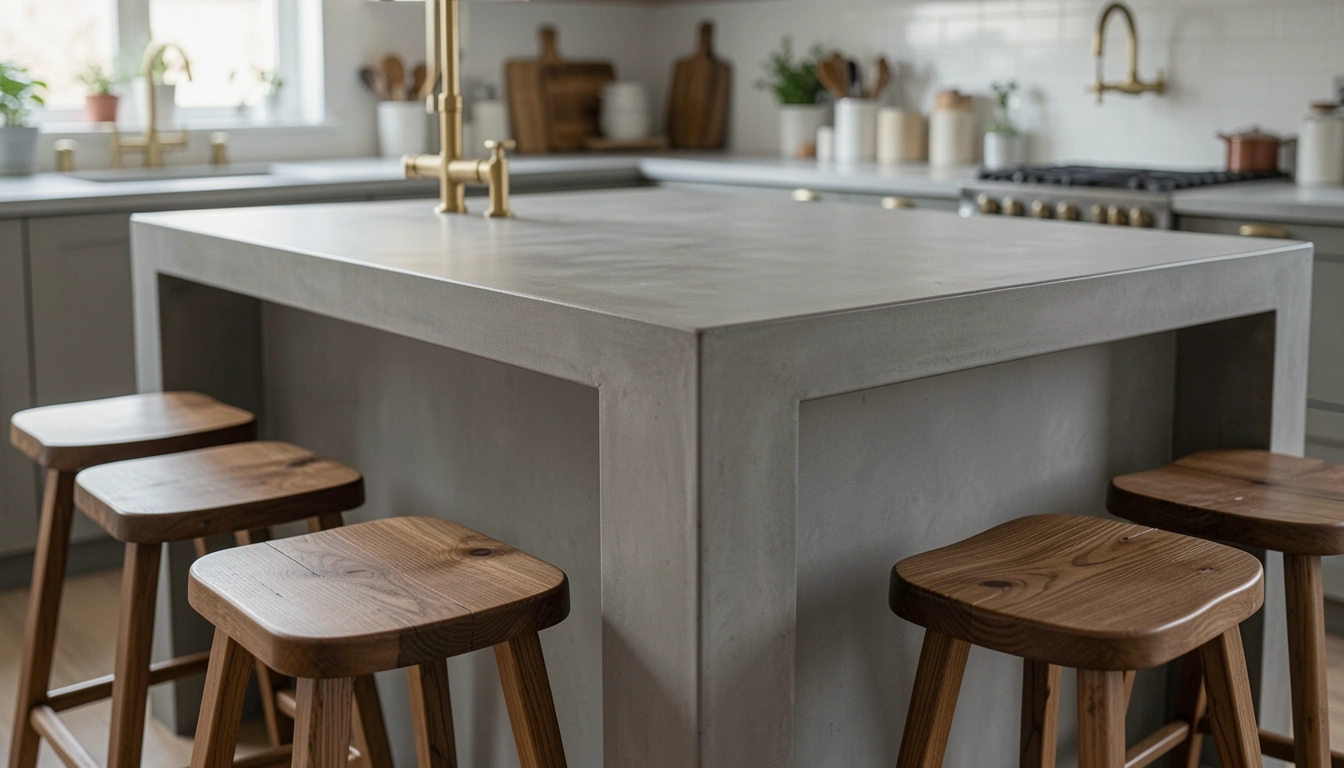 11 Bold Modern Concrete Kitchen Ideas for Trendy Homes