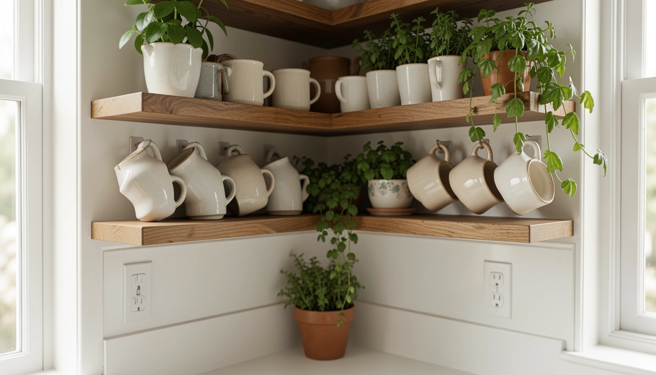 17 Cute Kitchen Corner Coffee Bar Ideas You’ll Love