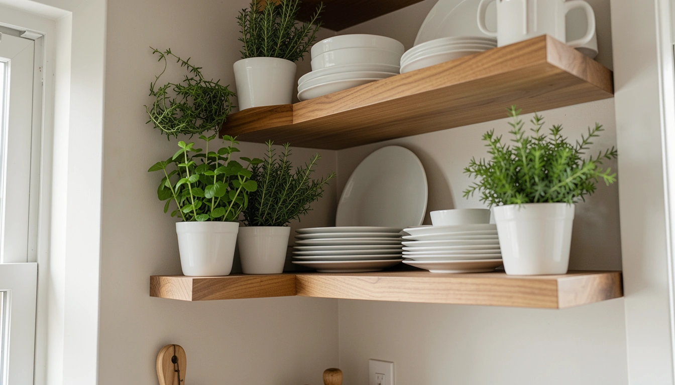 10 Fresh Corner Wall Kitchen Decor Ideas