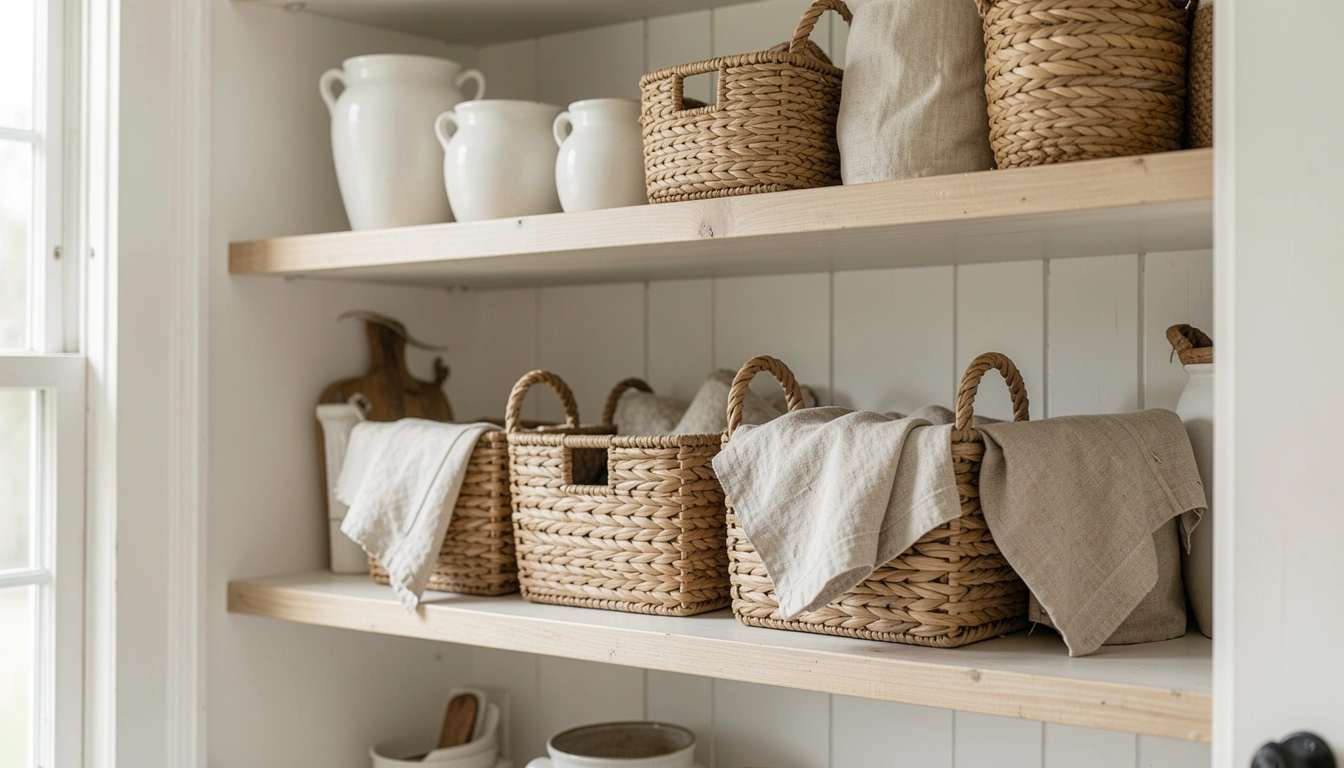 15 Cozy White Kitchen Farmhouse Decor Ideas