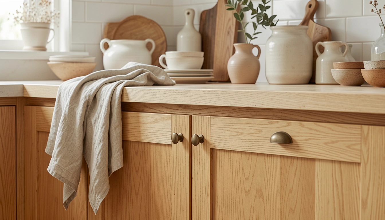 23 Warm White Oak Kitchen Decor Ideas
