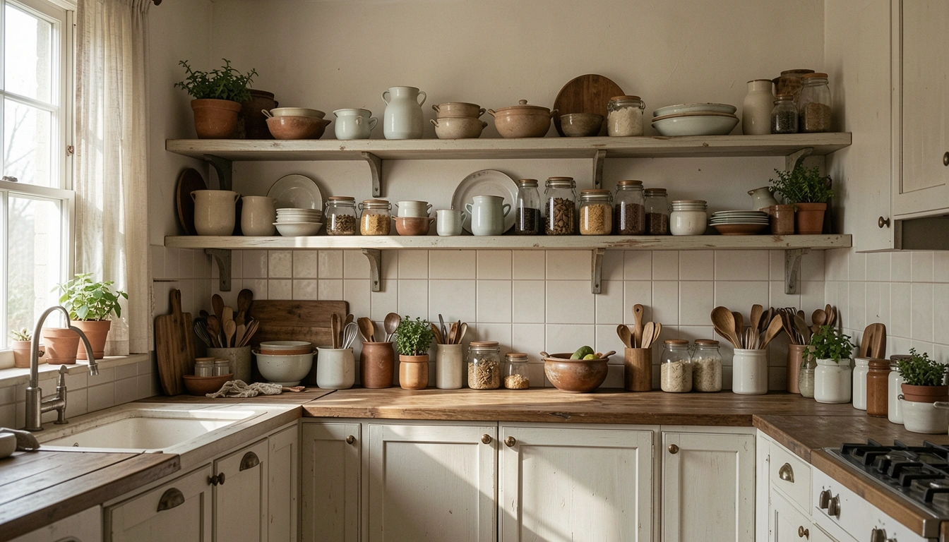How to Organize Kitchen Shelves