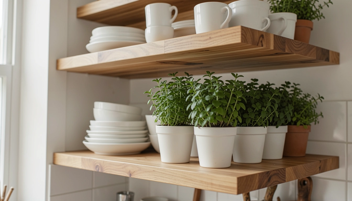23 Trendy Floating Kitchen Shelf Ideas