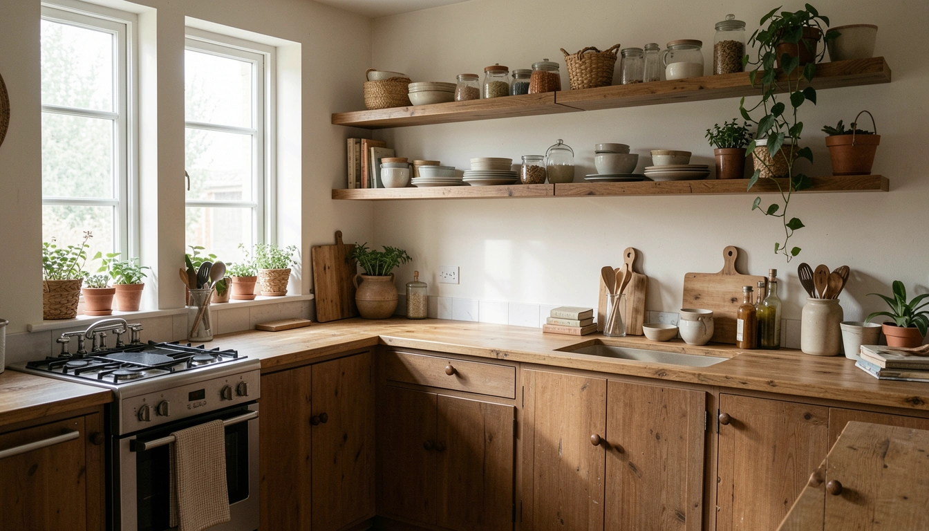 How to Install Floating Kitchen Shelves