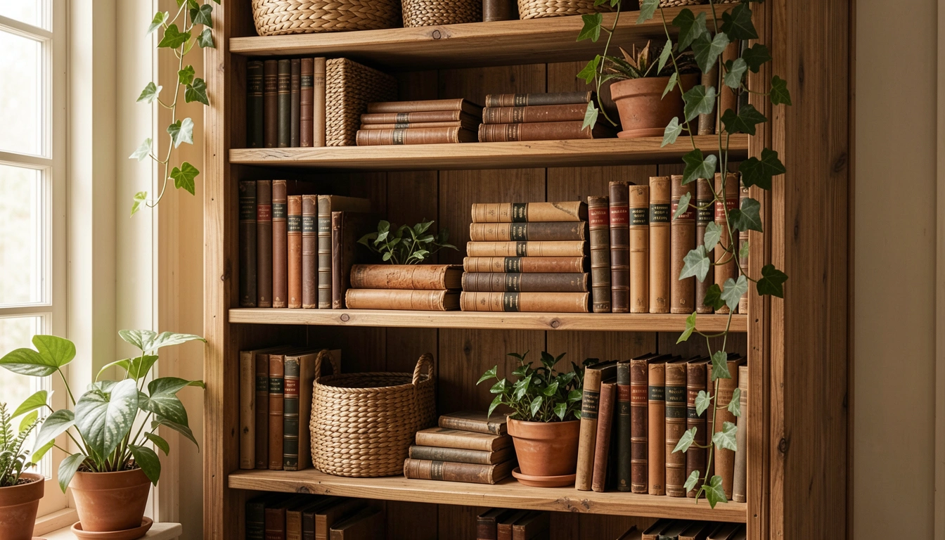 25 Handmade Bookshelf Ideas for Rustic & Artistic Homes