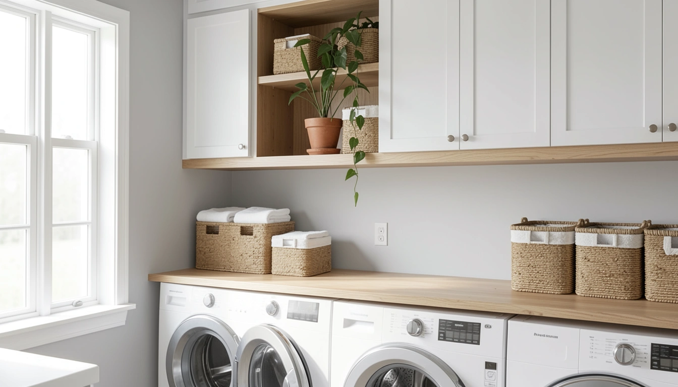 26 Scandinavian Laundry Room Ideas for a Clean, Minimal Look